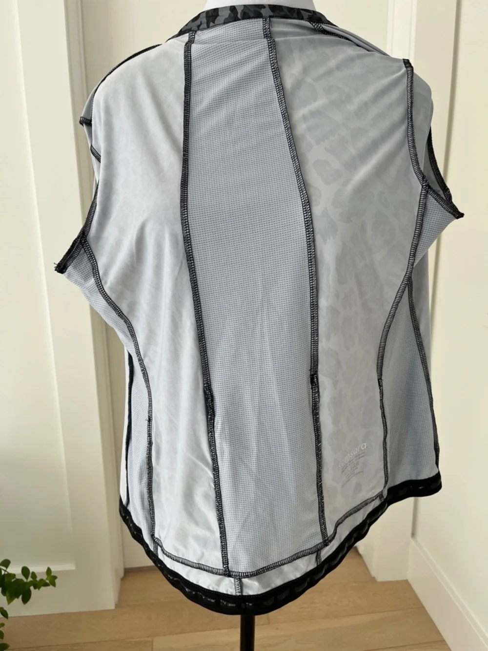SAMSARA Full Zip Cycling Performance Jersey Leopard Print Short Sleeve Stretch - Picture 11 of 16